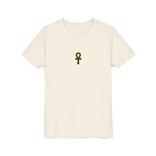 Ankh Djed symbols "Everlasting Life & Stability" Youth Short Sleeve Tee