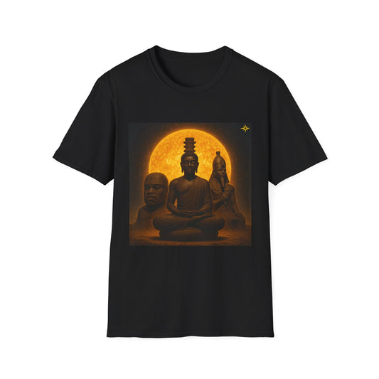 Asiatic Blackman Majestic Statues w/ Universal Seeds of Perfection Flag Tee