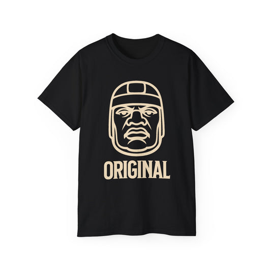 "OG OLMEC" (ORIGINAL) Tee Shirt (cream print design)