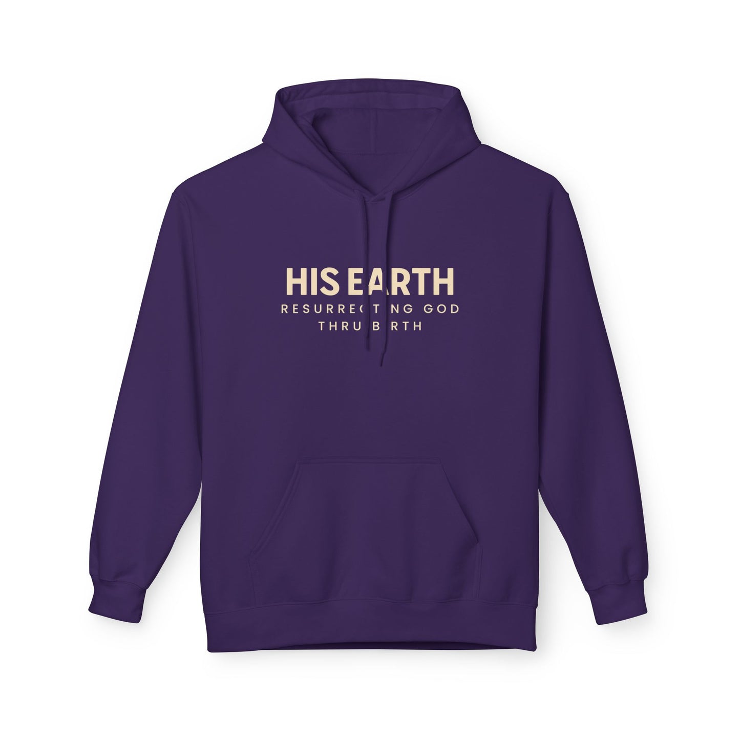 HIS EARTH Women's Midweight Softstyle Fleece Hoodie