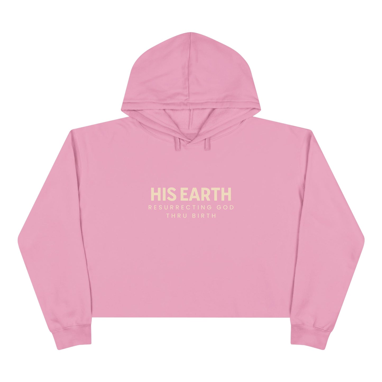 His Earth Women's Crop Hoodie