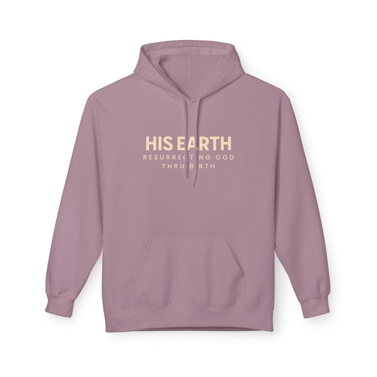 HIS EARTH Women's Midweight Softstyle Fleece Hoodie