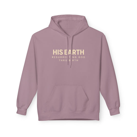 HIS EARTH Women's Midweight Softstyle Fleece Hoodie