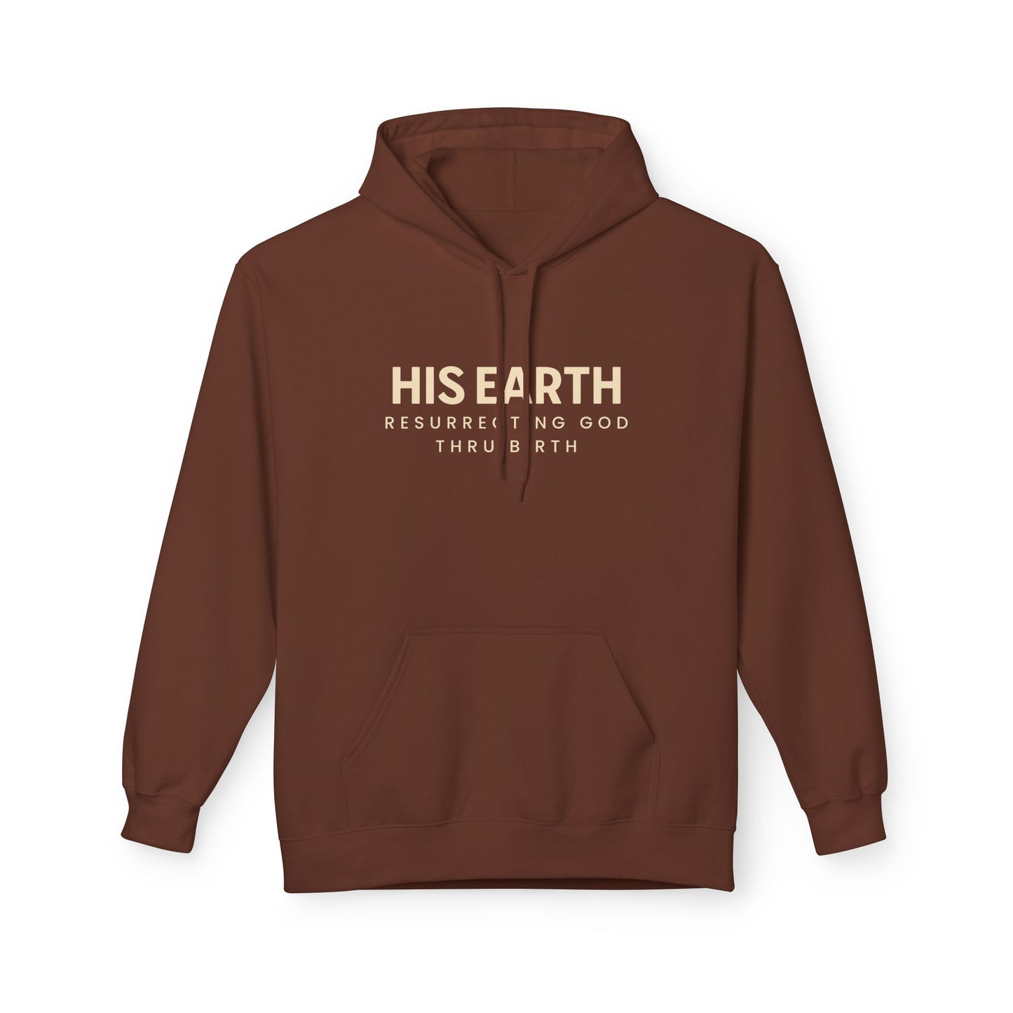 HIS EARTH Women's Midweight Softstyle Fleece Hoodie