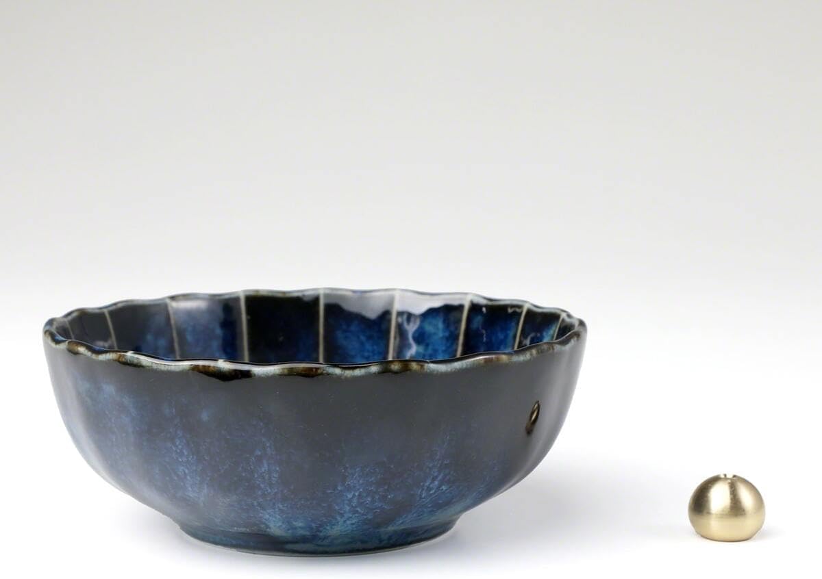 Gift Set: Sandalwood Incense Sticks & Navy Blue Lotus Holder by Asayu Japan