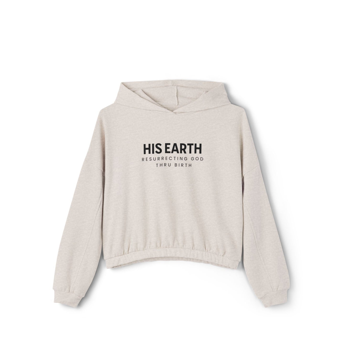 HIS EARTH Women's Cinched Bottom Hoodie