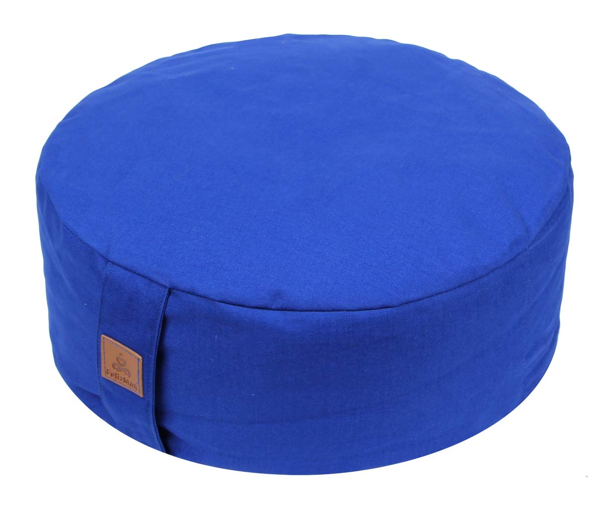 Zafu Buckwheat Meditation Cushion,D=13"/16" H=5.5",Round Zabuton Meditation Pillow,Yoga Bolster Kneeling Pillow Premium Yoga Pillow for Sitting on Floor Zippered Cotton Cover