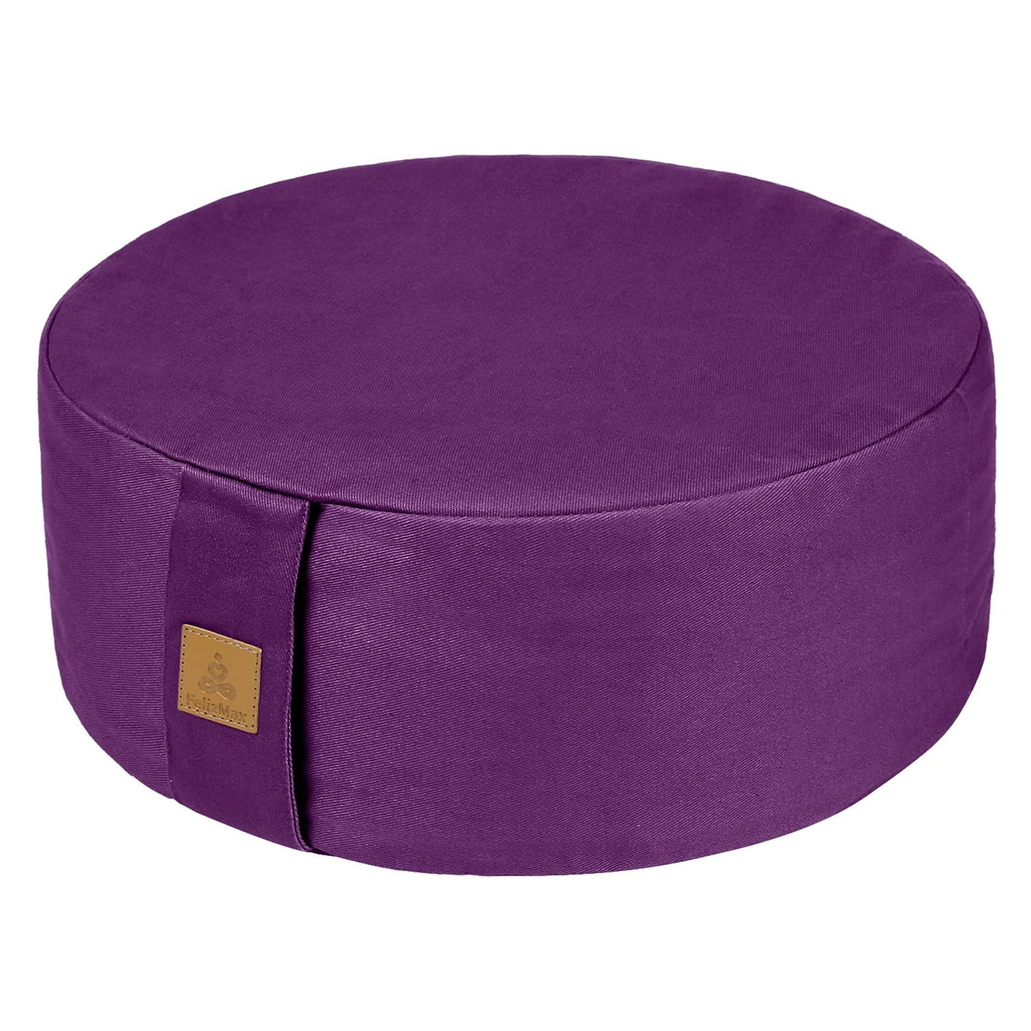 Zafu Buckwheat Meditation Cushion,D=13"/16" H=5.5",Round Zabuton Meditation Pillow,Yoga Bolster Kneeling Pillow Premium Yoga Pillow for Sitting on Floor Zippered Cotton Cover