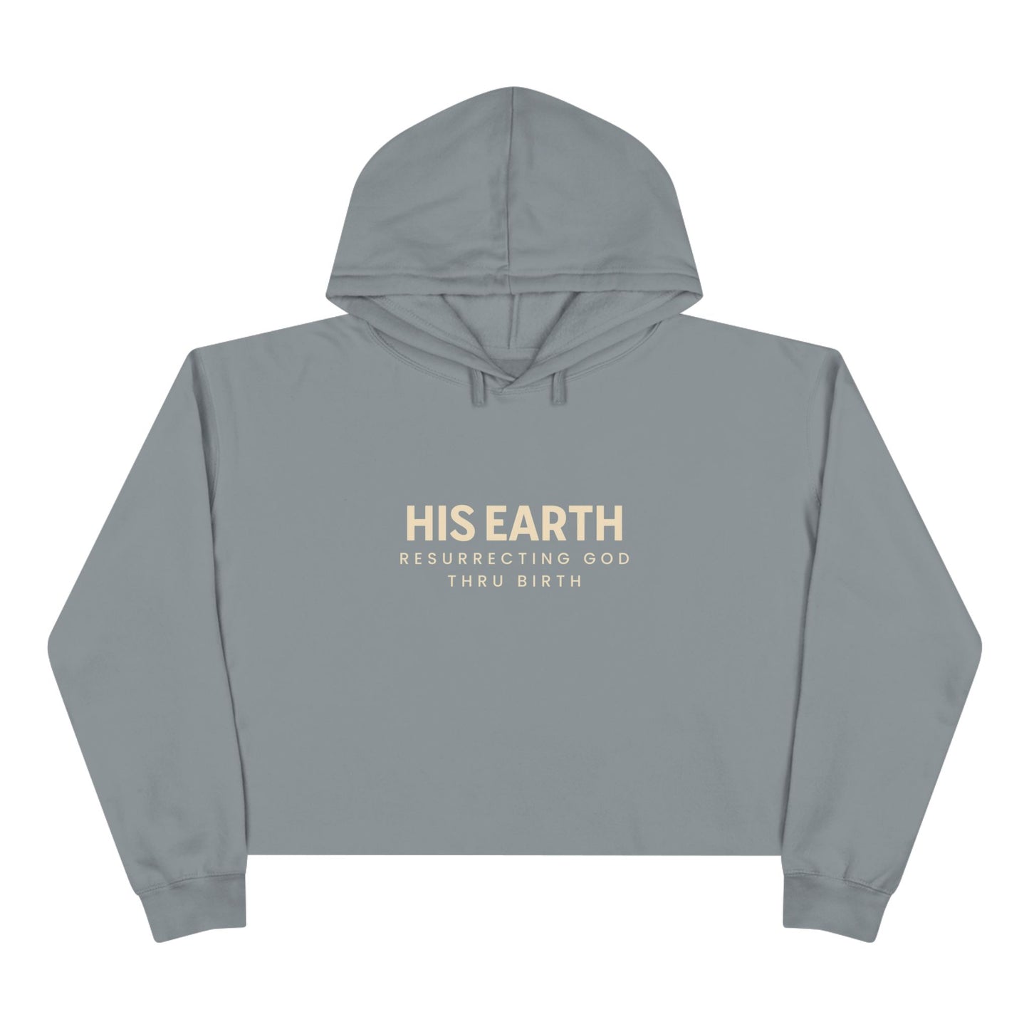 His Earth Women's Crop Hoodie