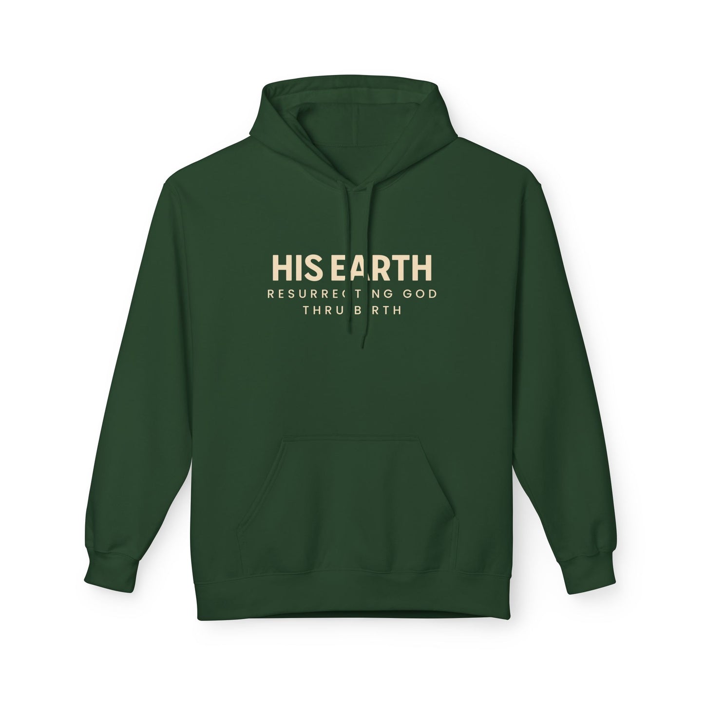 HIS EARTH Women's Midweight Softstyle Fleece Hoodie