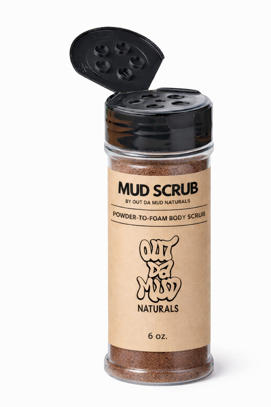 MUD SCRUB by Out Da Mud Naturals 6 oz. (pre-order now)
